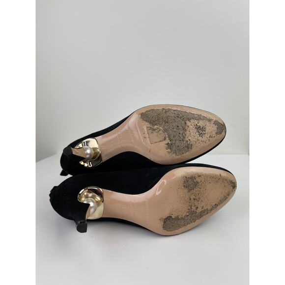 Nicholas Kirkwood Penelope Pearl Ankle Suede Boots Bootie Stiletto Heel Sz 36 6 - Picture 11 of 11